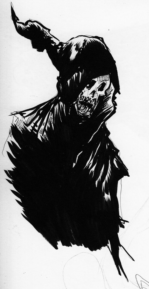Sad Grim Reaper Sketch Sad Grim Reaper Sketch