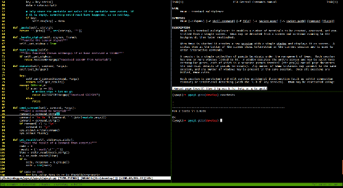 tmux Multiple Panes