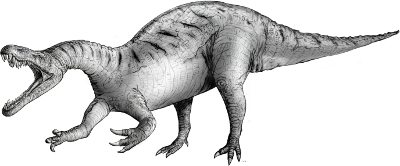 Angry Dinosaur Sketch