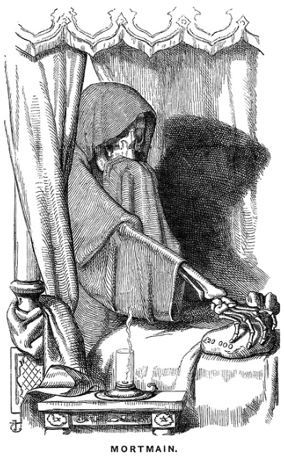 Grim Reaper in Bed Sketch