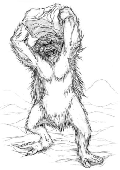 Angry Yeti Sketch