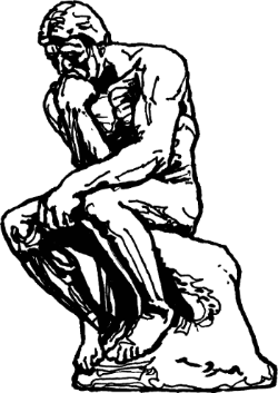 Thinking Man Sketch Thinking Man Sketch