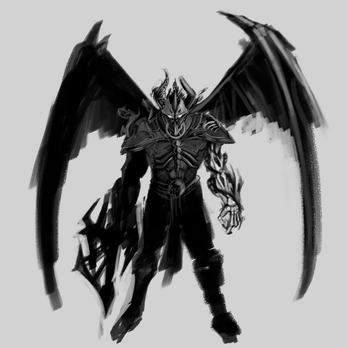 Demon Warrior Sketch