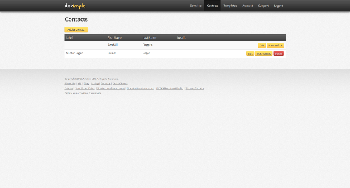 DNSimple Contacts
