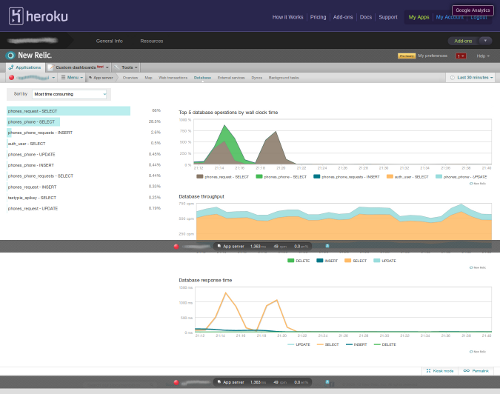 New Relic Web Screenshot