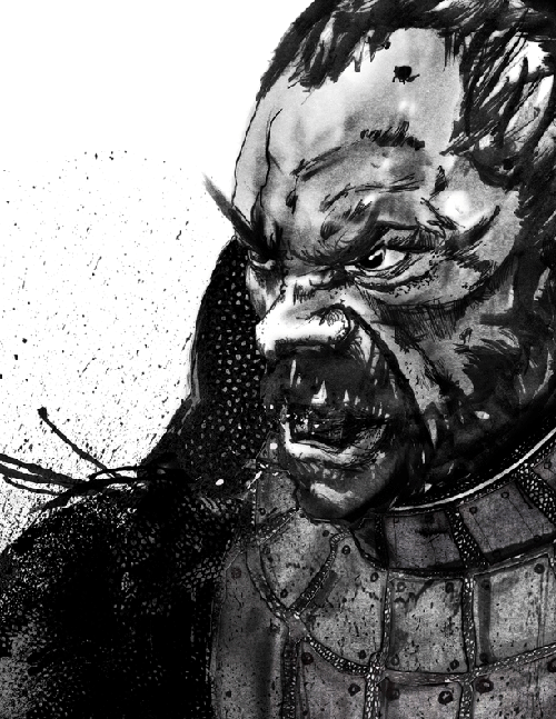 Warrior Face Sketch