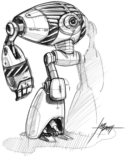 Large Robot Sketch